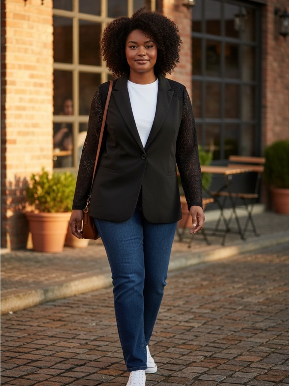 Studio by Torrid Black Blazer Size 3 Plus Classic Jacket